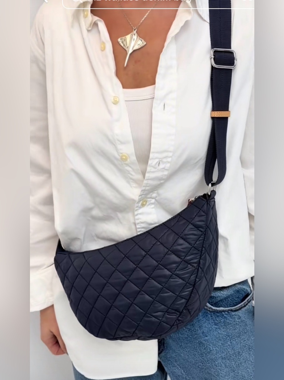 Small smile shoulder/crossbody